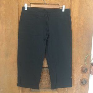 Ex Officio cropped capri pant womens sz 8 black
